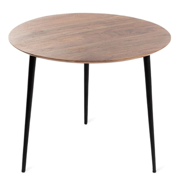 Stolik kawowy HOMLA REN lite drewno akacji + metal 50 x 50 x 35 cm (5904183875439)