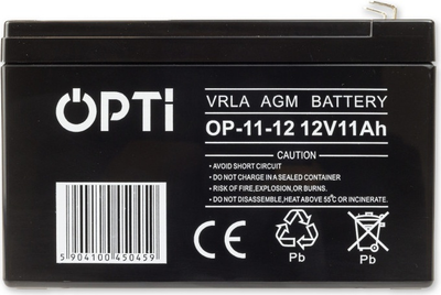 Akumulator Volt Polska AGM OPTI 12V 11 Ah (6AKUV011AG)