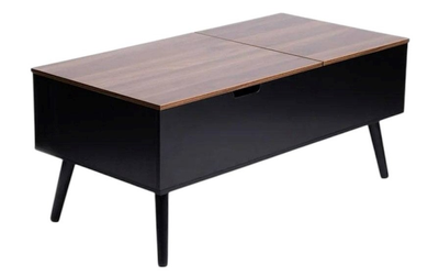 Stolik kawowy HOMLA ANZABI z podnoszonym blatem 105 x 50.5 x 43.5 cm brązowy (5906496712067)