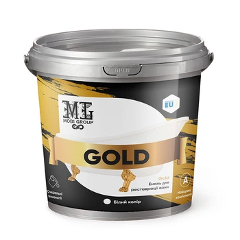 Епоксидна емаль для реставрації ванн Gold MG білий 1 кг