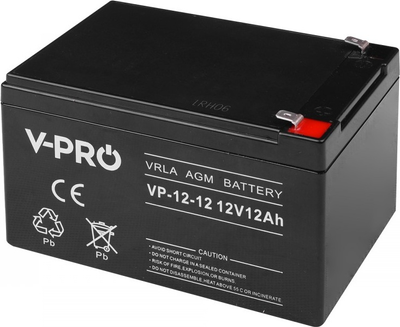 Akumulator Volt Polska AGM VPRO 12V 12 Ah (6AKUAGM012)