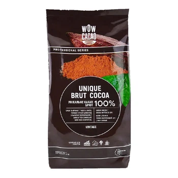 Какао-порошок алкализованный WOW Cacao 20/22 Unique Brut 1 кг
