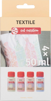 Набір фарб Talens Art Creation Textile Set Pastel 4 x 50 мл (8712079443023)