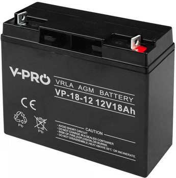 Akumulator Volt Polska AGM VPRO 12V 18 Ah (6AKUAGM018)