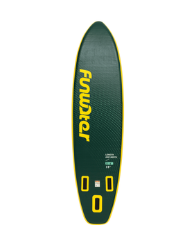 SUP-дошка надувна Funwater Paddleboard Green 11"6 10в1 350x90x15 см