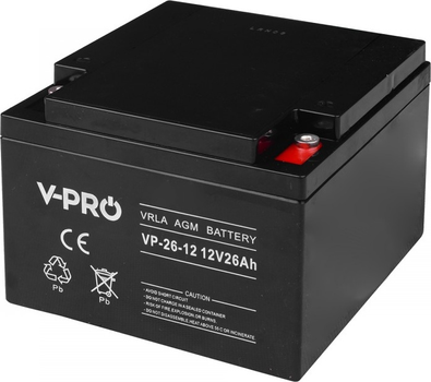 Akumulator Volt Polska AGM VPRO 12V 26 Ah (6AKUAGM026)