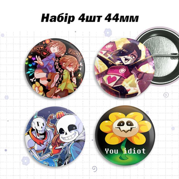 Набір значків по грі Undertale / Андертейл