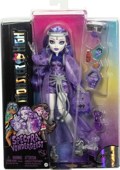 Кукла Монстер Хай Спектра Монстро-классика с хорьком Руэном Mattel Monster High Spectra Vondergeist Doll