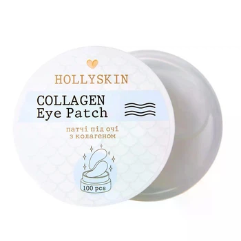 Тканинні патчі HOLLYSKIN під очі Collagen Eye Patch, 100 шт.