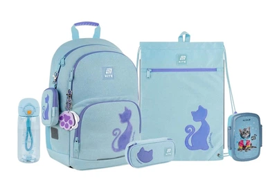 Шкільний набір Kite Education Catsline (рюкзак, пенал, сумка, ланчбокс, пляшка) SET_K25-585M-1 (5)