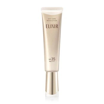Солнцезащитная, увлажняющая эмульсия Shiseido Elixir Day Care Revolution SPF35 PA++++, 35 мл