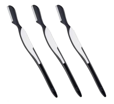 Чоловіча бритва для брів, із захисним ковпачком Kai Men's Eyebrow Razor KQ1826, 3 шт