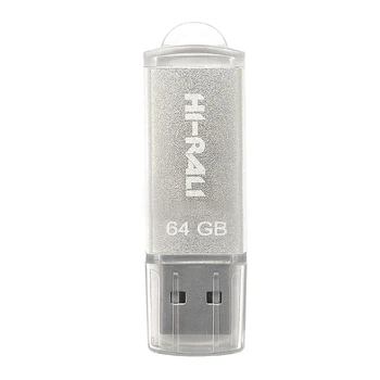 Флеш память (флешка) Hi-Rali Rocket 64gb Стальной