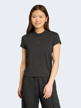 Спортивна футболка для бігу жіноча Adidas Z.N.E. Baby JW7782 S Чорна (4068808976886)