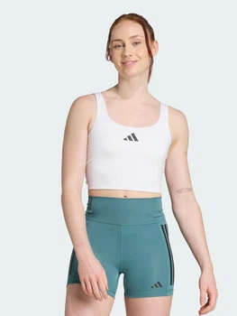 Спортивний топ для фітнесу жіночий Adidas Optime Bra Tank JZ6028 XL White (4068809551693)