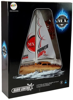 Łódź-żaglówka zdalnie sterowana Lean Toys 27 MHz 15 km/h (9103) (5904204751162)