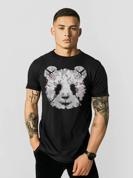 Футболка чоловіча Dubhumans Forest Panda Чорний L (FP-TM-B-L)