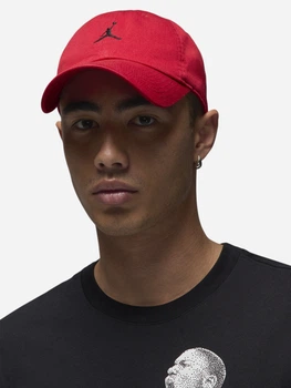 Czapka z daszkiem bejsbolówka Nike U J Club Cap Us Cb Wsh Jm HQ1963-687 M/L Czerwona