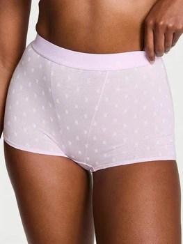 Трусики шорти жіночі бавовняні Victoria's Secret 27042591 S Фіолетові (2126439778359)