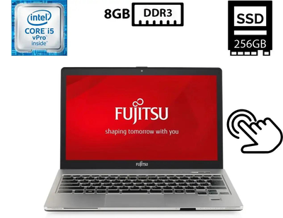 Ноутбук Fujitsu LifeBook S904 13.3" IPS Touch 1920x1080 Core i5-4300U 1.90GHz 8GB DDR3 SSD 256GB Intel HD Graphics Камера (FS904R8S256A) Б/У
