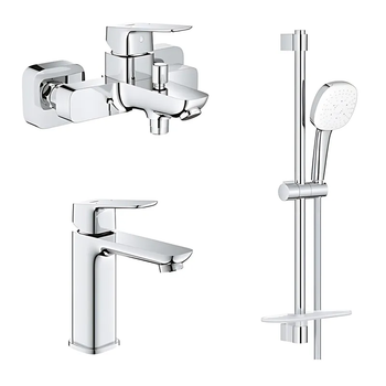 Комплект змішувачів для ванни Grohe серії Cubeo (3 в 1)