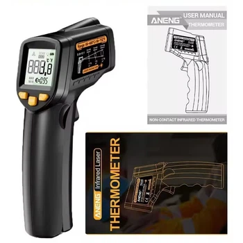 Инфракрасный безконтактный термометр пирометр ANENG TH109 black (-50-400°C)