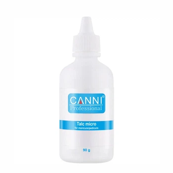 Тальк дрібнодисперсний від ТМ CANNI Talc micro for manicure/pedicure CANNI, 90 г
