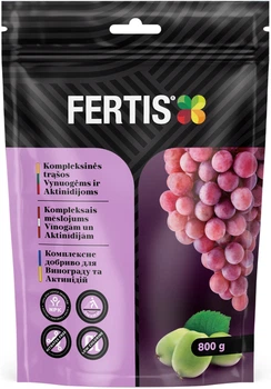 Комплексное минеральное удобрение для винограда и актинидий, Fertis (Фертис) , 0.8кг, NPK 11.9.20,