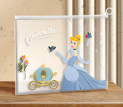 Папка с бегунком А4 Cinderella "Princess" (Золушка "Принцессы")