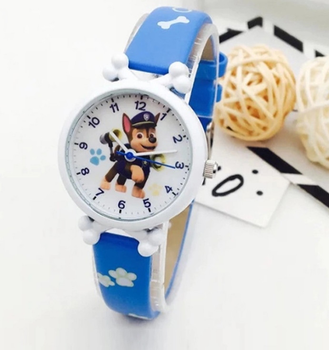 Часы детские наручные Paw Patrol Гонщик Райдер Чейз синие
