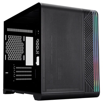 Корпус Midi-Tower 1stPlayer VT6 для материнских плат MicroATX/Mini-ITX с RGB подсветкой черный