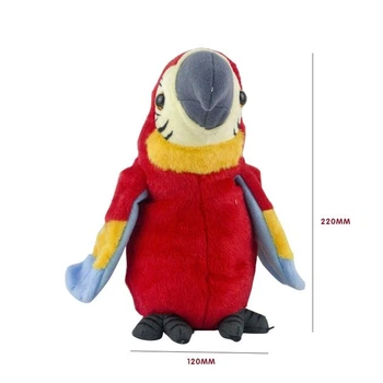 Інтерактивна іграшка електронний папуга Parrot Talking червоний