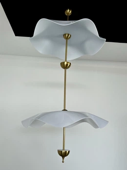 Люстра підвісна Moona L золотий+білий LED (SDLC-00142)