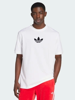 Футболка хлопковая длинная мужская Adidas Originals Adicolor 2000S Cali JX1515 M Белая с принтом (4068807880733)