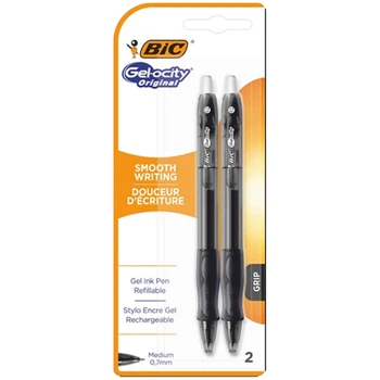 Ручка гелева BIC Gel-Ocity Original, в блістері 2шт - чорний