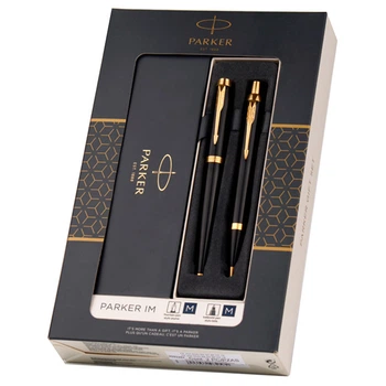 Ручки в наборе Parker 22092b IM Black GT 2 ручки