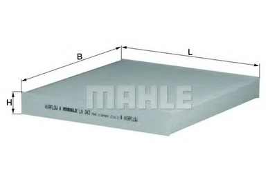 Фільтр салону Knecht LA343 MAHLE (LA343)
