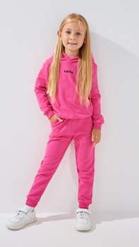 Костюм худи+штаны для девочки Isobel SB20407 128 см Малиновый shop (2000999199806)
