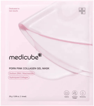 Маска гидрогелевая Medicube PDRN Pink Collagen Gel Mask с коллагеном 28 г (8800256108046)