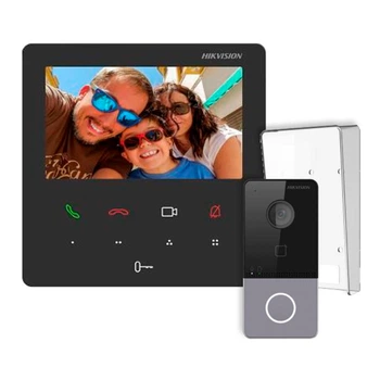 Комплект WIFI видеодомофона Hikvision DS-KH6110-WE1 и панели вызова DS-KV6113-WPE1(C)
