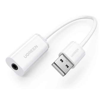 Звуковая плата Ugreen US206 white (30712) (254277)