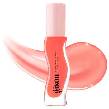 Масло для губ Gisou "Bee-llini Peach" Honey Infused Lip Oil
