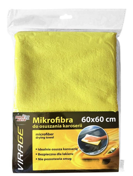 Ściereczka z mikrofibry Virage do osuszania karoserii 60 x 60 cm 1 szt (5905694016540)
