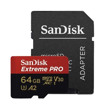 Карта пам`яті microSDXC SanDisk UHS-1 U3 Extreme Pro A2 64Gb class 10