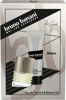 Zestaw męski Bruno Banani Man Woda toaletowa 30 ml + Żel pod prysznic 50 ml (3616303474041)