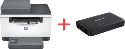 БФП HP LaserJet MFP M236sdw ADF (9YG09A)+ ДБЖ для роутера MARSRIVA KP1EC UPS для роутерів 8000 mAh 18W DC 2x5V/9V/2x12V2.5A у подарунок!