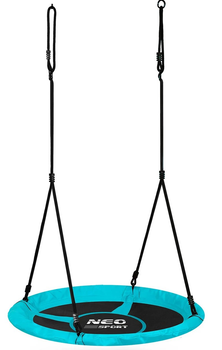 Huśtawka Neo-Sport Bocianie gniazdo Swingo 105 cm Błękitna (5903890625306) Huśtawka Neo-Sport Bocianie gniazdo Swingo 105 cm Błękitna (5903890625306)