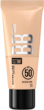 Увлажняющий легкий крем-уход для лица Maybelline New York Fit Me BB с тональным эффектом Nude 20 30 мл (3600531712778)