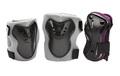 Захисний комплект для роликових ковзанів для дітей K2 CHARM PRO JR PAD SET S Black/white (3041700) O