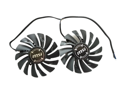 Вентилятор (кулер) Power Logic 35386 для відеокарт MSI Armor GTX 1060/1070/1080 Комплект 2шт (PLD09210S12HH)